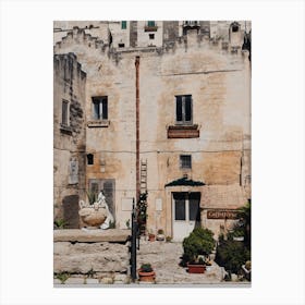 Old Buildings In The Old Town Canvas Print