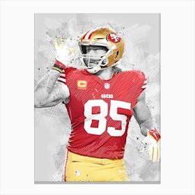 George Kittle San Francisco 49ers Canvas Print