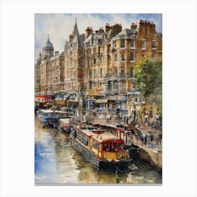 The River Thames Canvas Print