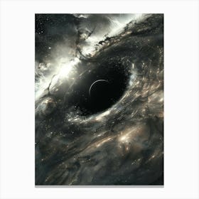 Black Hole 10 Canvas Print