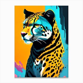 Leopard Painting Canvas Print