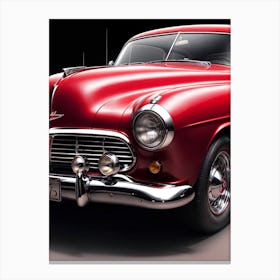 Classic Car Red Canvas Print