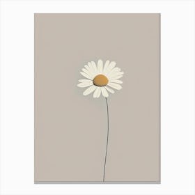 Daisy Wildflower Simplicity Canvas Print