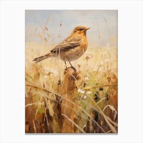 Bird Painting Blackbird 4 Canvas Print