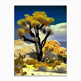 Typical Joshua Tree Nat Viga Style  (6) Canvas Print