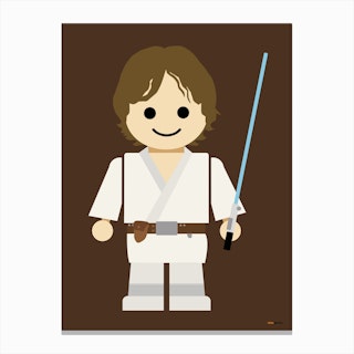 Toy Luke Skywalker Canvas Print