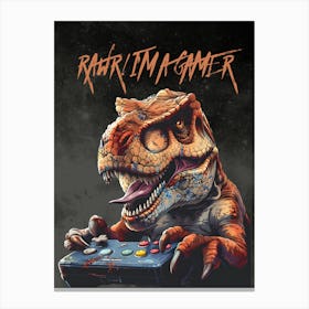 Raptor Gamer Canvas Print