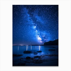 Milky Night Sky 1 Canvas Print