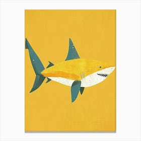 Yellow Shark 1 Canvas Print