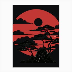 Asian Sunset Canvas Print