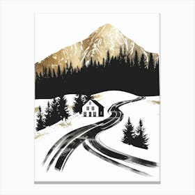 Road To The Mountains 1 Canvas Print