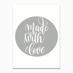 Made With Love Canvas Print