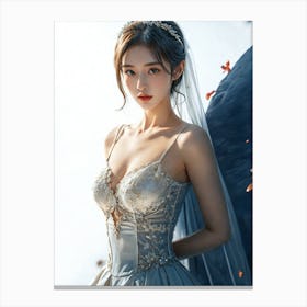 Asian Bride Canvas Print