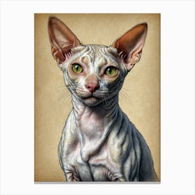 Sphynx Cat Canvas Print