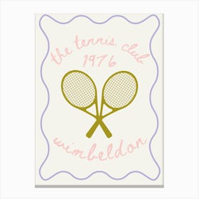 The Tennis Club | Wimbledon Canvas Print