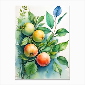 Peach Tree Canvas Print