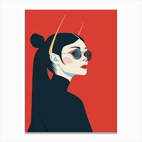 Asian Woman 46 Canvas Print