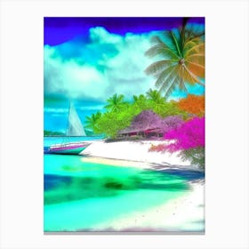 Malapascua Island Philippines Soft Colours Tropical Destination Canvas Print