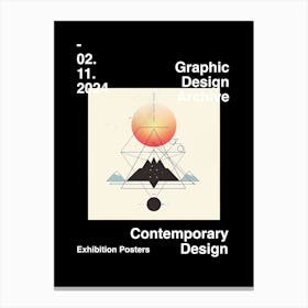 Graphic Design Archive Poster 45 Canvas Print