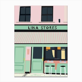 Lina Stores Canvas Print