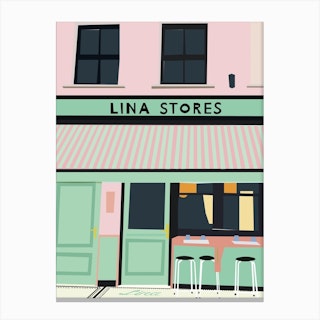 Lina Stores Canvas Print