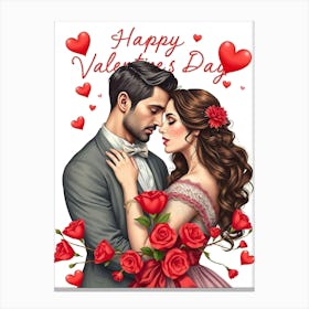 Happy Valentine'S Day 22 Canvas Print