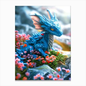 Blue Dragon Canvas Print