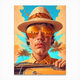 Man In Sunglasses Canvas Print