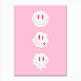 Smiley Faces 2 Canvas Print