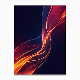 Abstract Wave Background Canvas Print