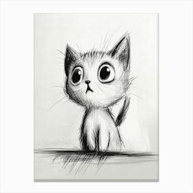 Cute Kitten Canvas Print