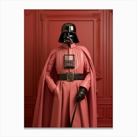 Darth Vader In Wes Anderson Style 30 Canvas Print