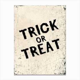 trick or treat Canvas Print