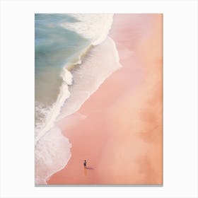 serene beach waves Canvas Print