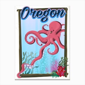 Oregon Octopus Canvas Print