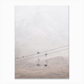 Ski Lift Chair Canvas Print