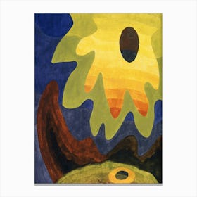 Sun (1943) Vintage Illustration By Arthur Dove Canvas Print