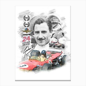 Graham Hill 1 Canvas Print