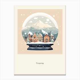 Troms Norway 2 Snowglobe Poster Canvas Print