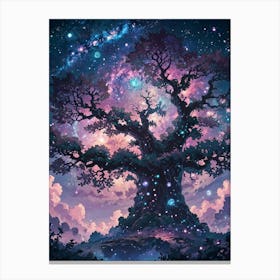 Tree In The Sky 5 Canvas Print