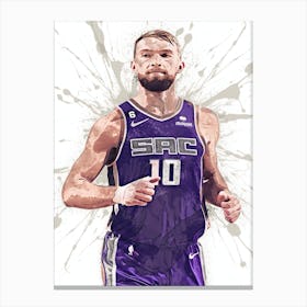 Domantas Sabonis Sacramento Kings 1 Canvas Print