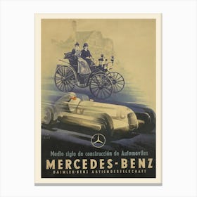 Mercedes Benz Poster, Jupp Wiertz Canvas Print