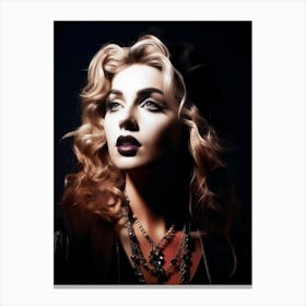 Color Photograph Of Madonna Canvas Print