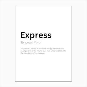 Express Definition Meaning 1 Toile