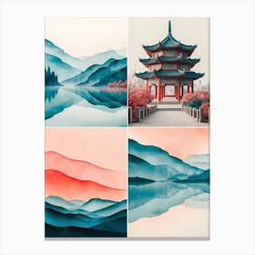 Chinese Landscapes Canvas Print