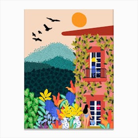 Summer House Canvas Print