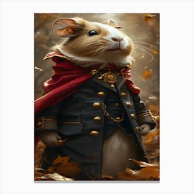 Hamster In Costume Canvas Print