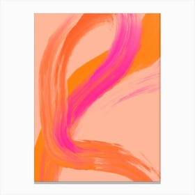 Color Strokes No 17 Canvas Print