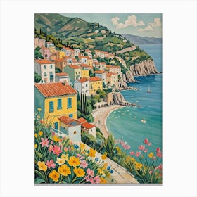 Mediterranean Coastal Spring Canvas Print