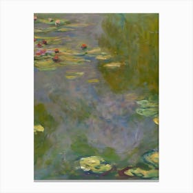 Water Lilies 2 Canvas Print